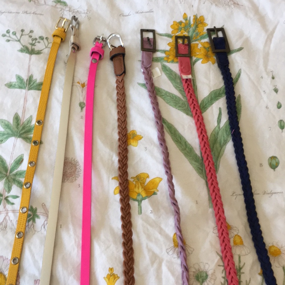 Collection of thin belts